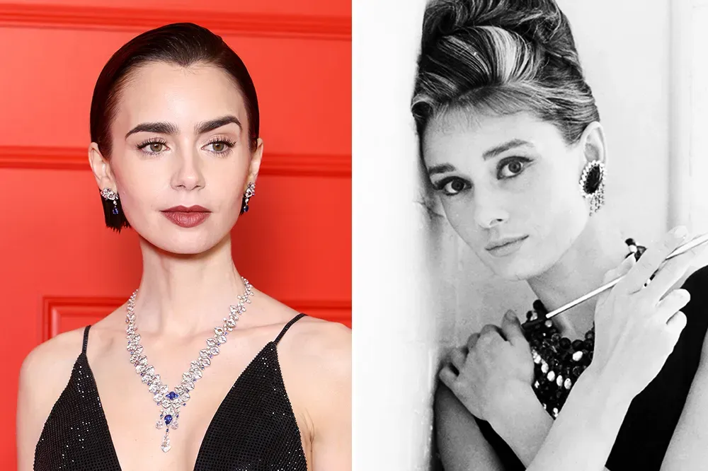 Lily Collins Steps Into Audrey Hepburn's Shoes in New "Breakfast at Tiffany's" Movie!