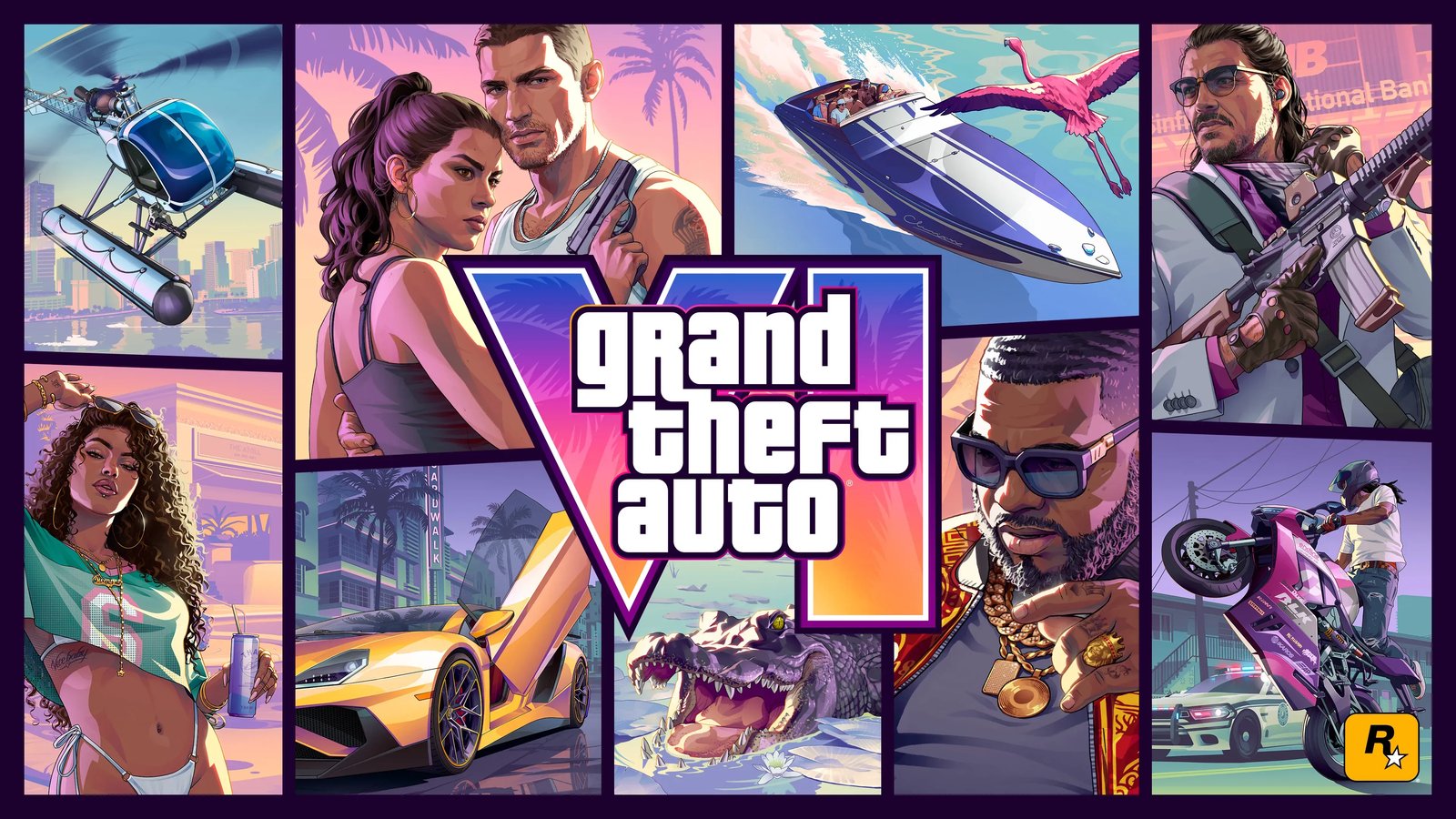 The official Grand Theft Auto VI cover art.