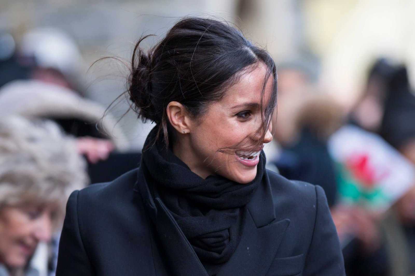 Meghan, Duchess of Sussex, in Cardiff, Wales, Jan. 18, 2018.